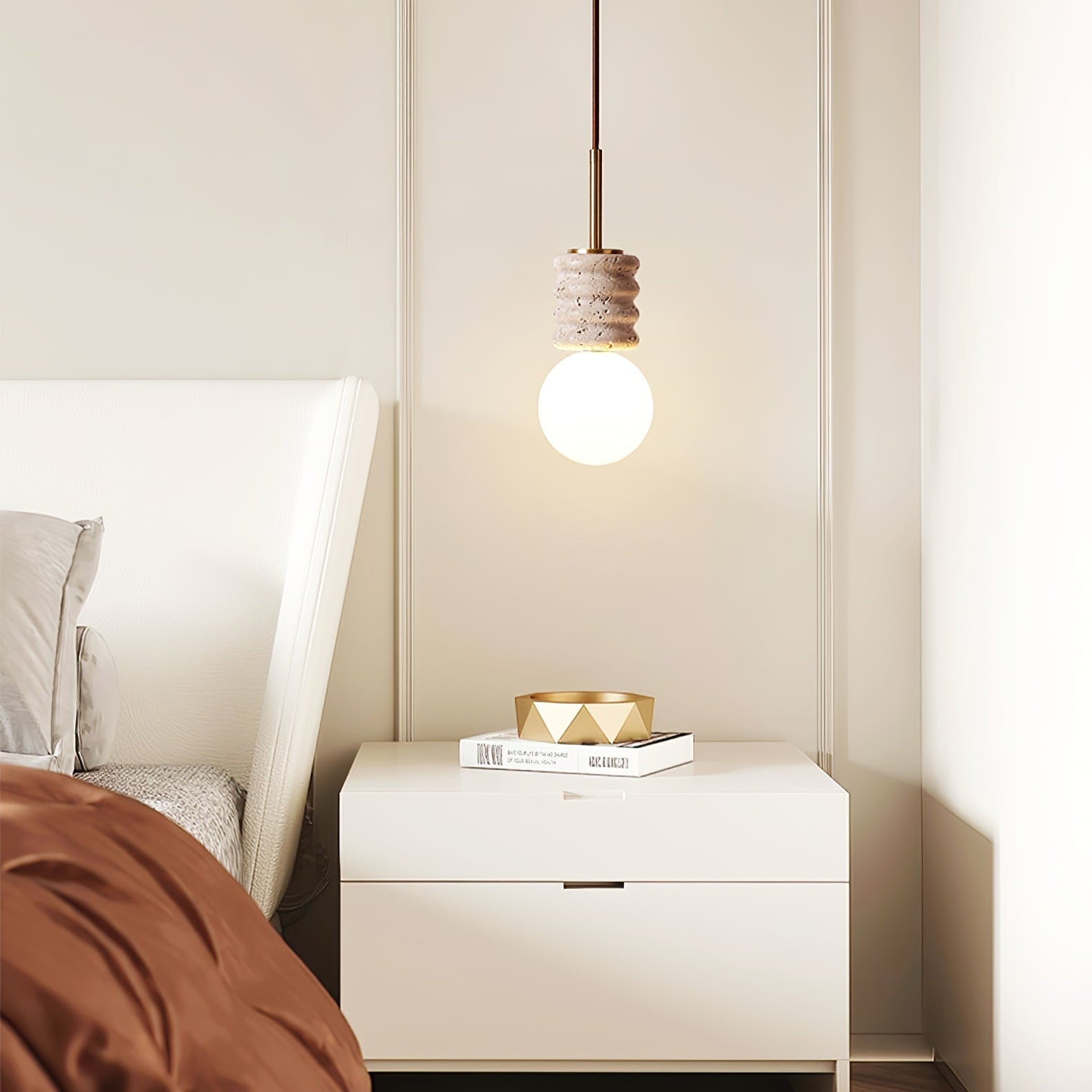 Maliva Natuursteen Hanglamp