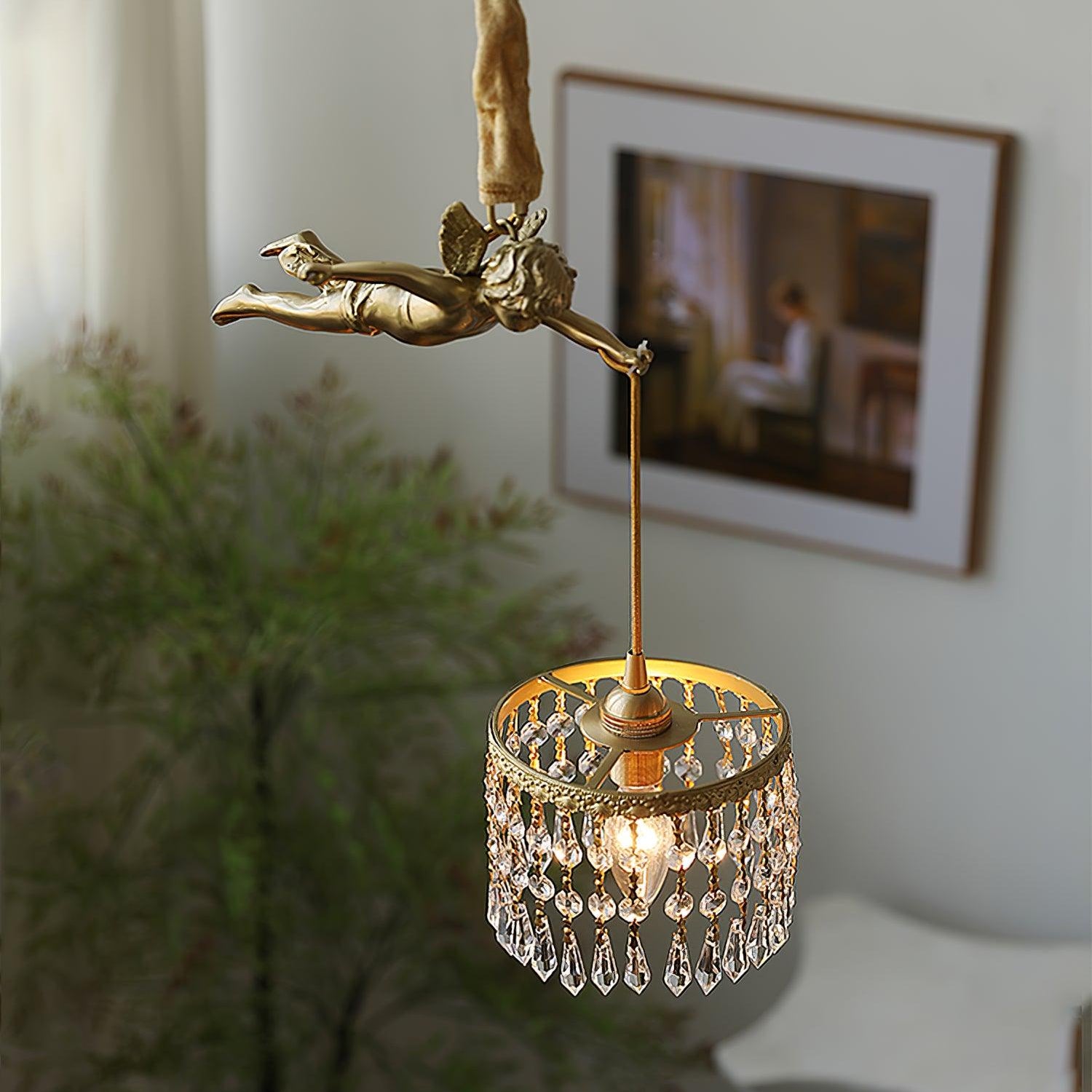 Lampada a sospensione Angelo Fluttuante