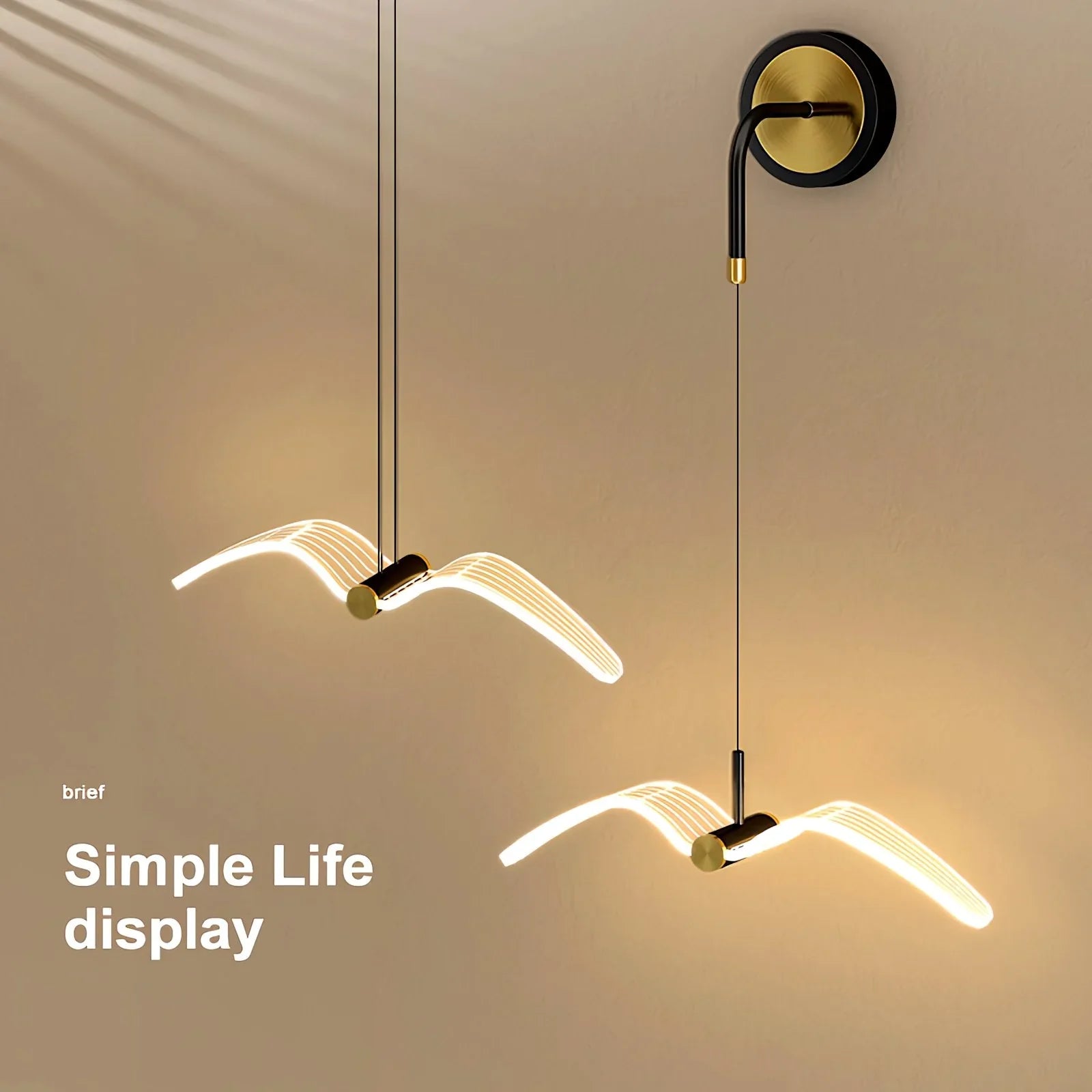 Milze Bird Wandlamp