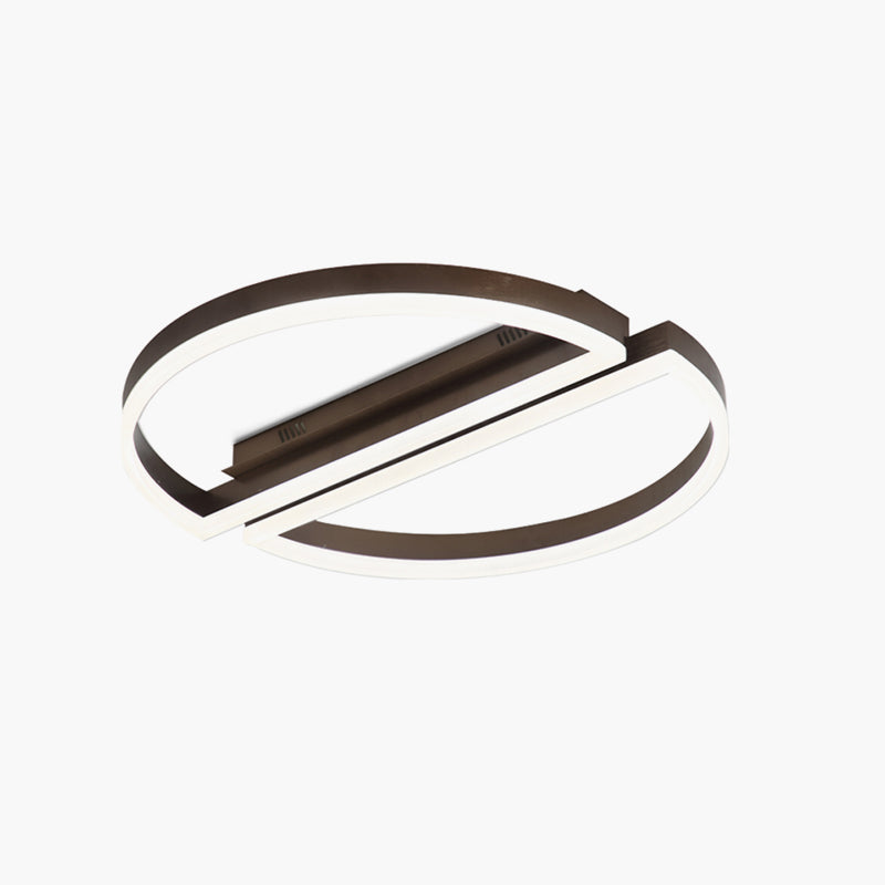 Zipler Dubbel Halfronde Plafondlamp