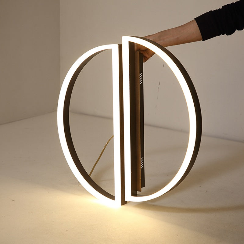 Zipler Dubbel Halfronde Plafondlamp