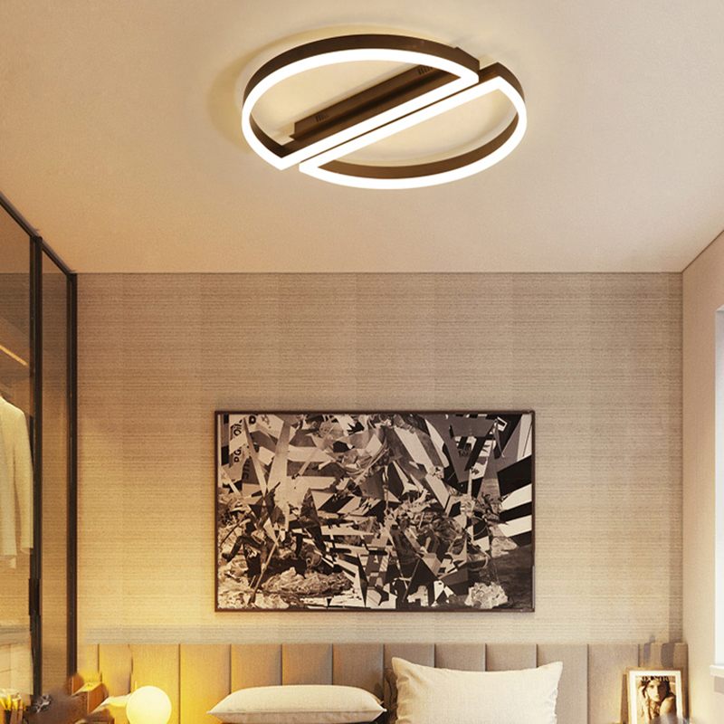 Zipler Dubbel Halfronde Plafondlamp