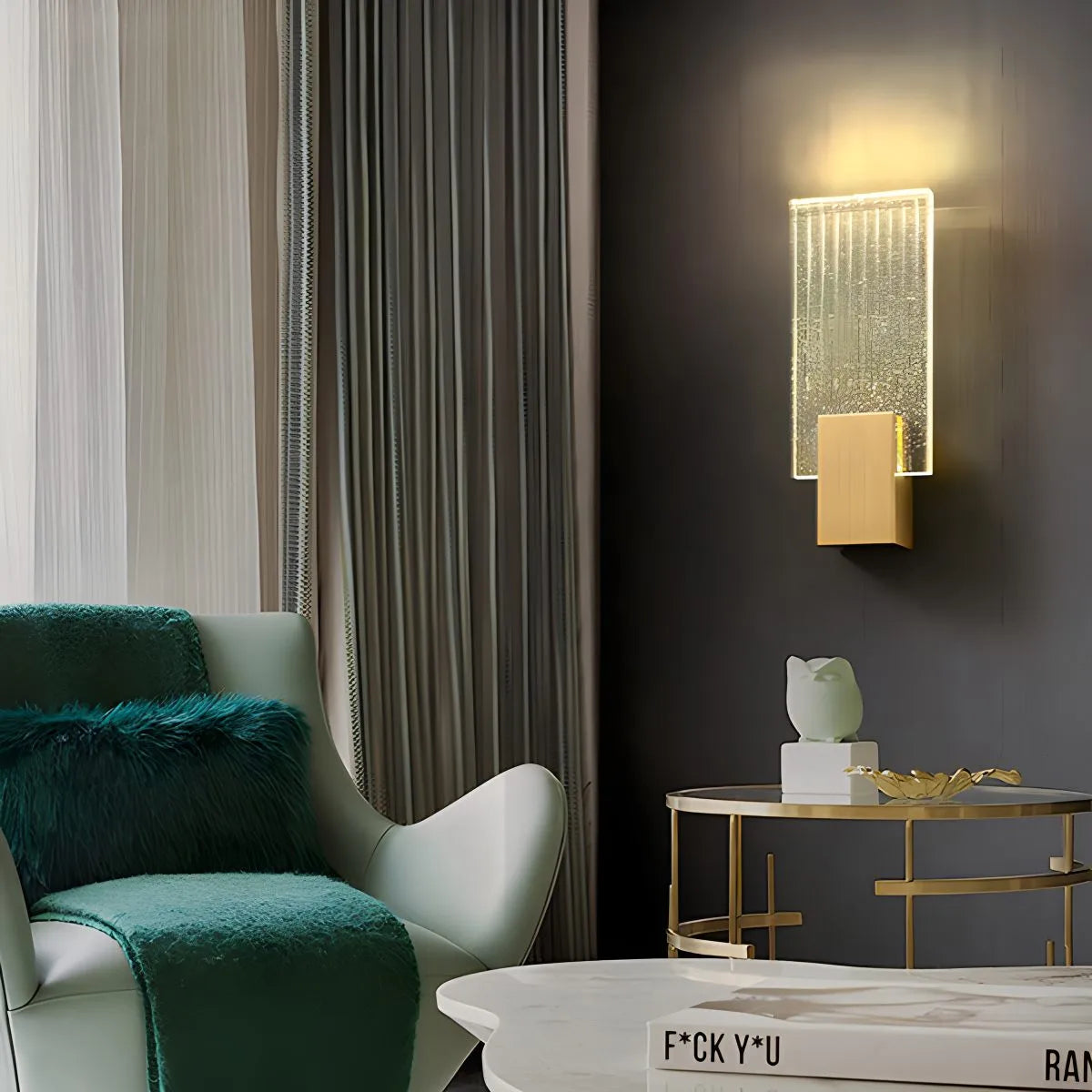 Virlen Kristal Wandlamp