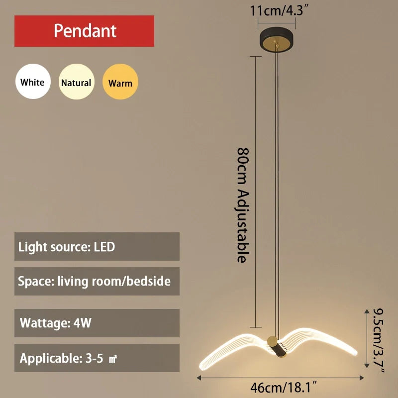 Milze Bird Wandlamp