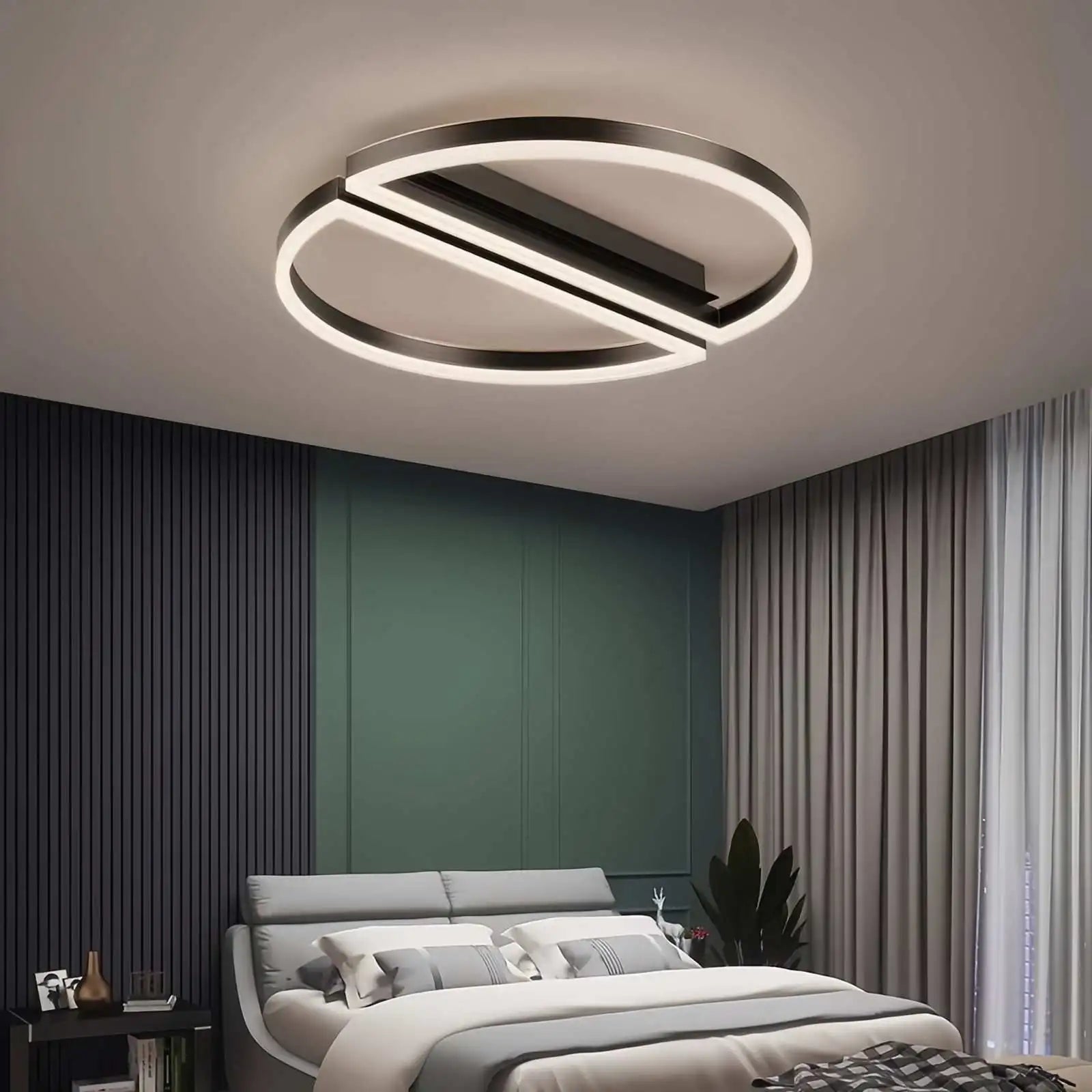 Zipler Dubbel Halfronde Plafondlamp