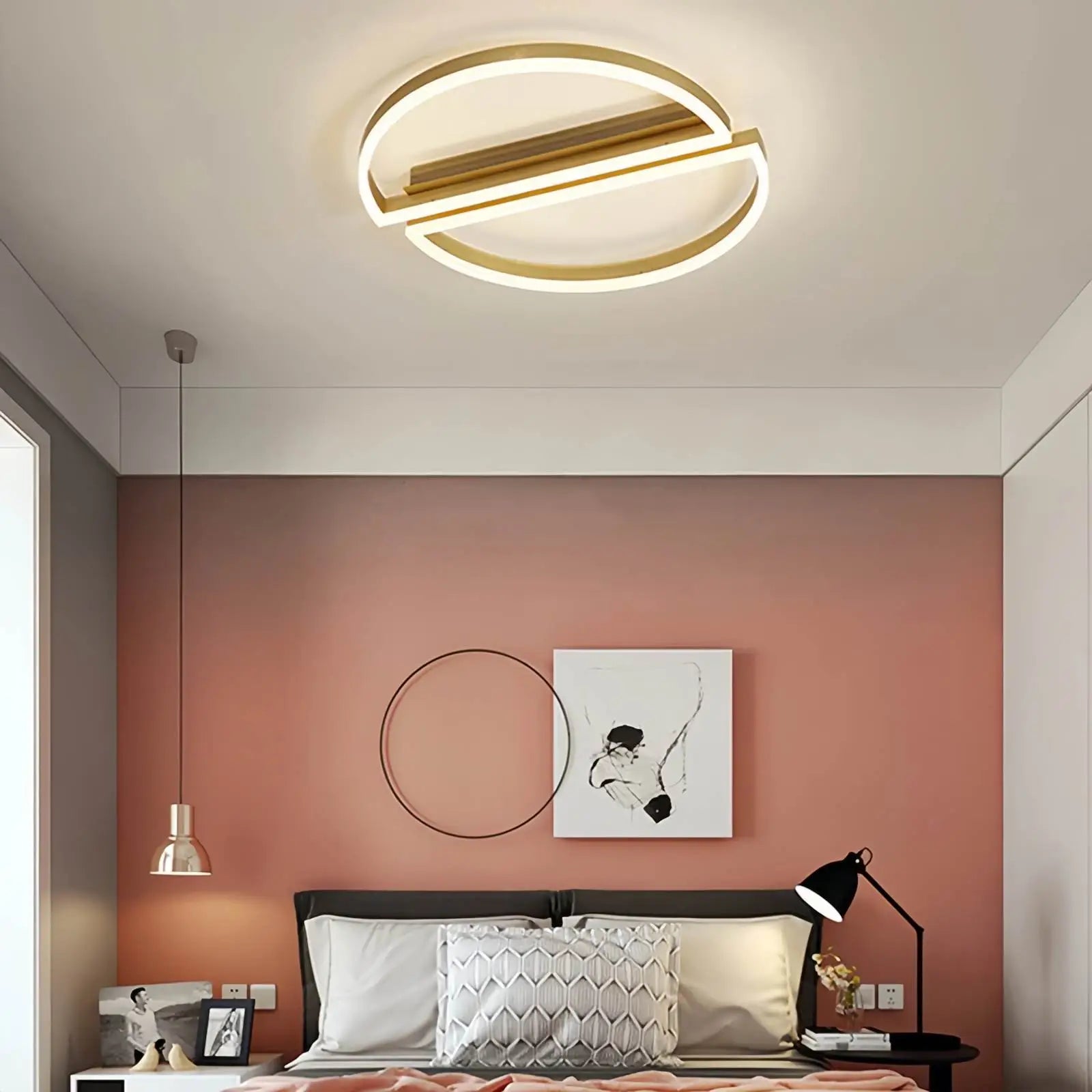 Zipler Dubbel Halfronde Plafondlamp