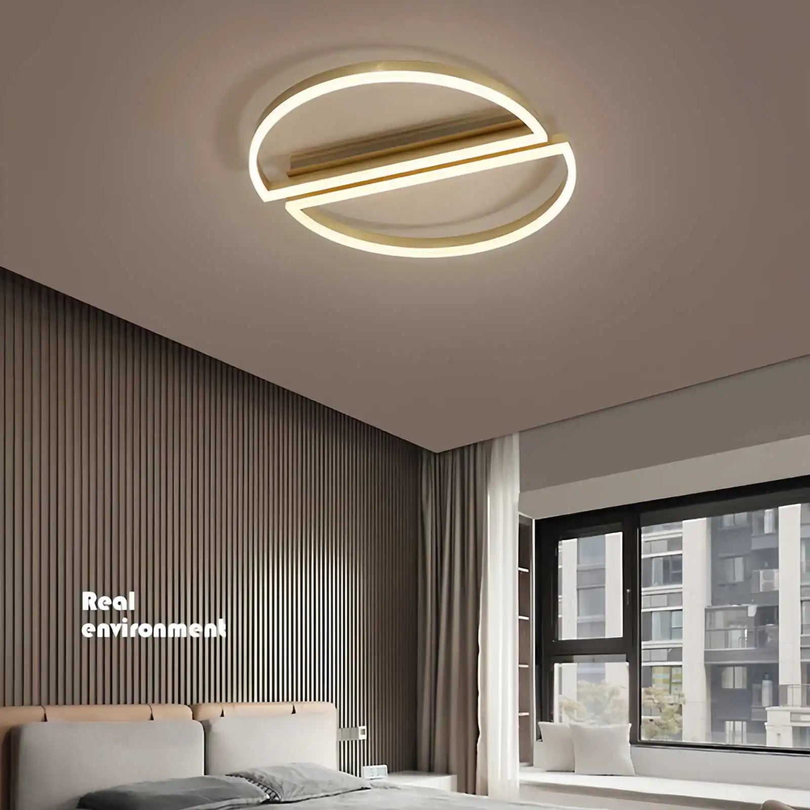 Zipler Dubbel Halfronde Plafondlamp