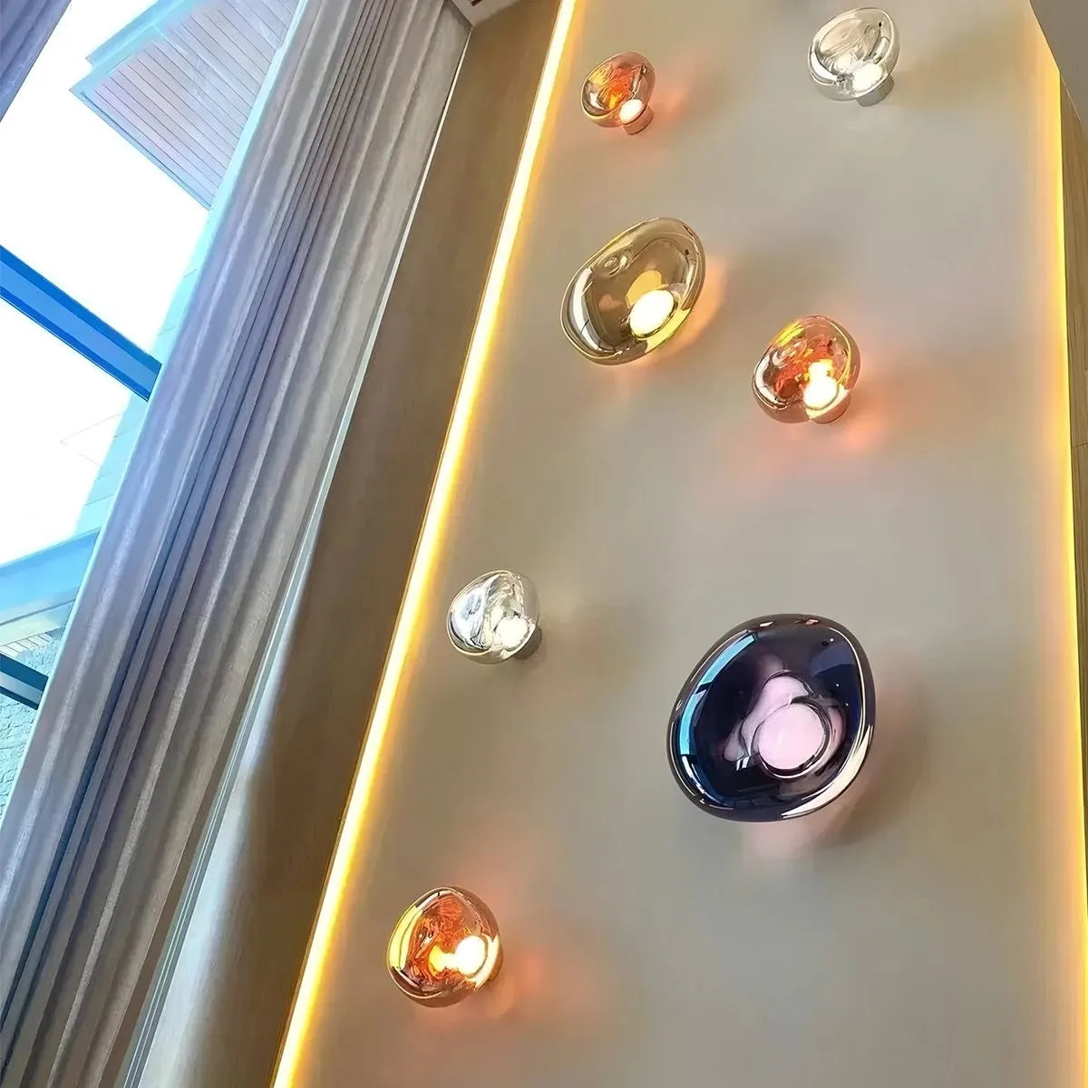 Lavastone Wandlamp