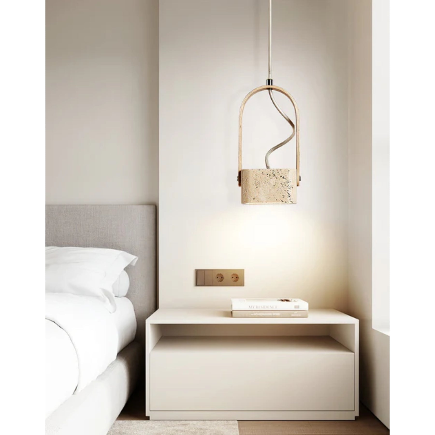 Lorecello Natuursteen Hanglamp