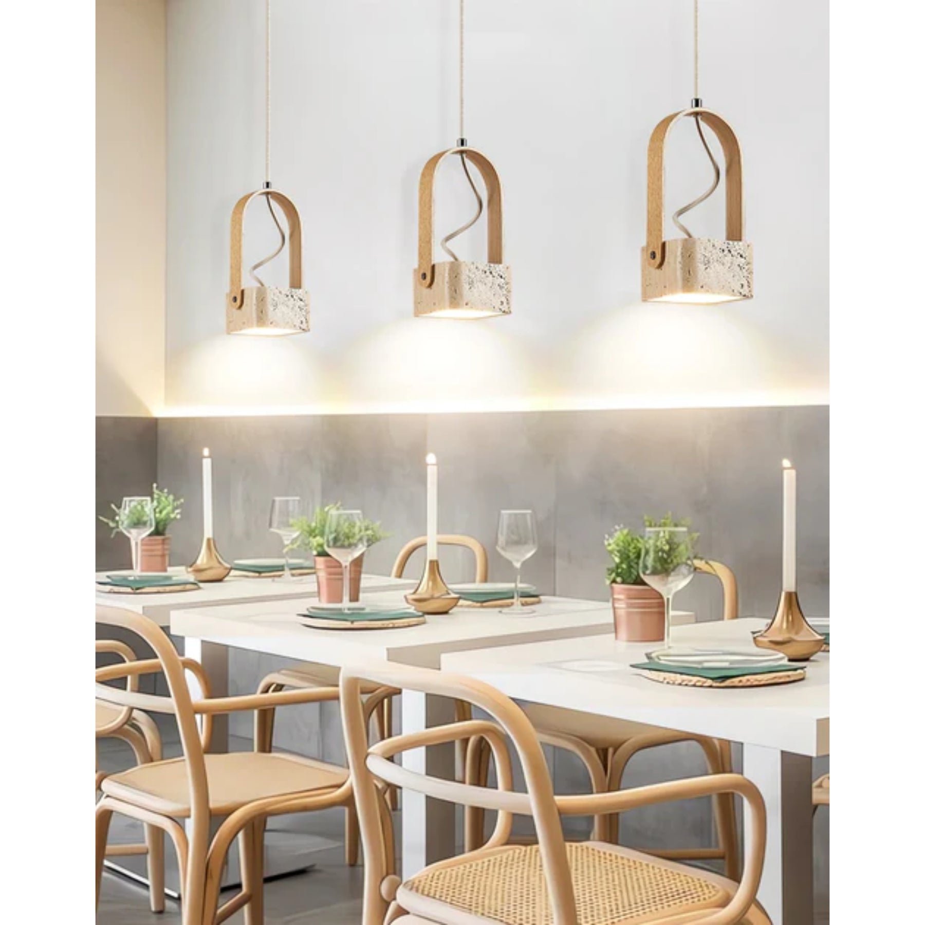 Lorecello Natuursteen Hanglamp