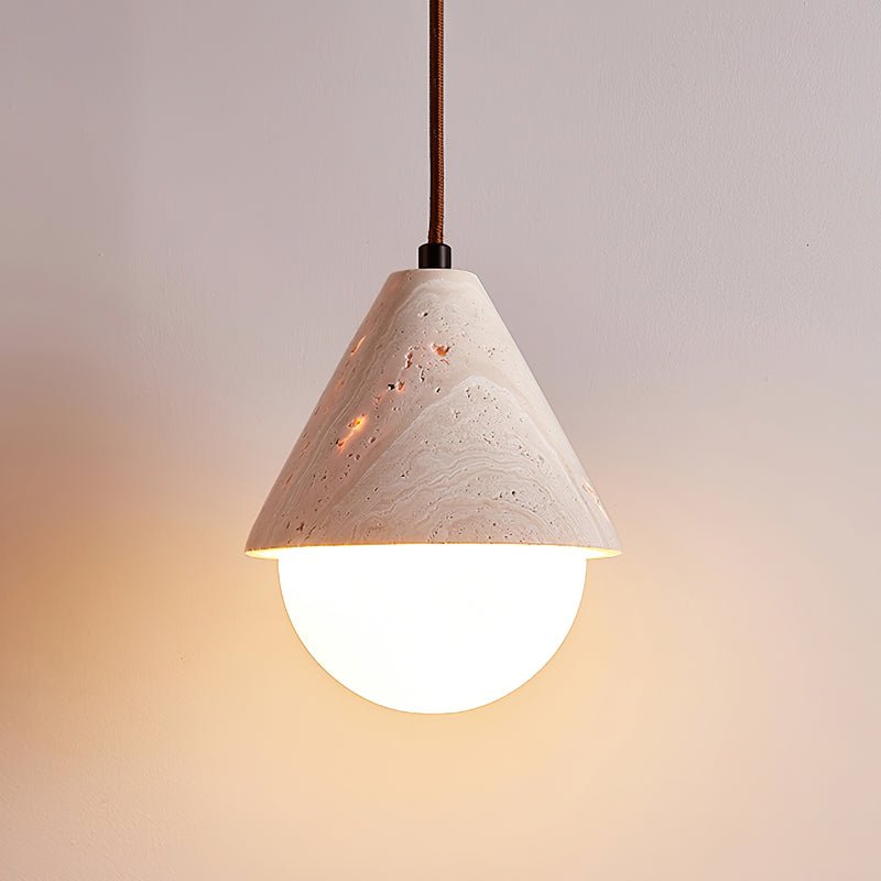 Alosim Travertijn Hanglamp