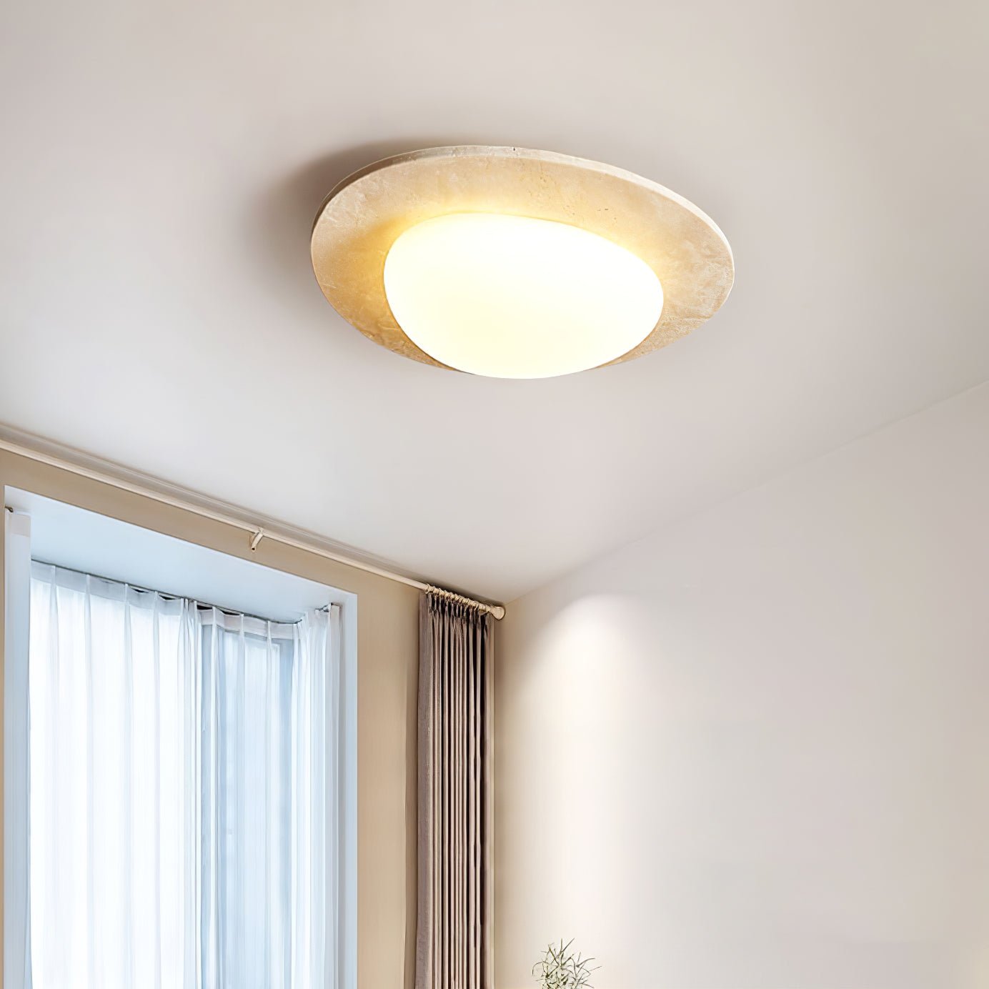 Lampada da soffitto Arone Pietra naturale