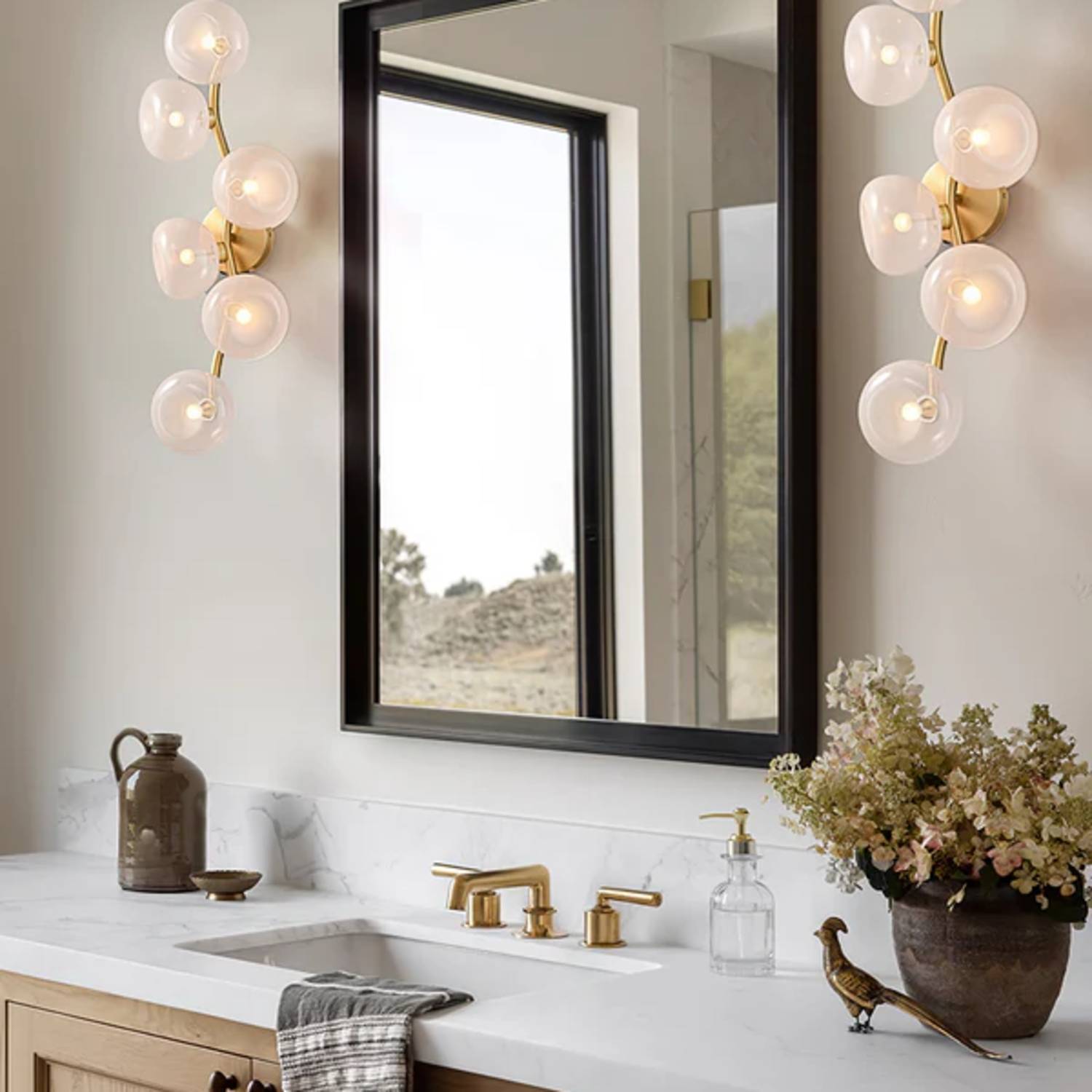 Lampada da parete Aurovine