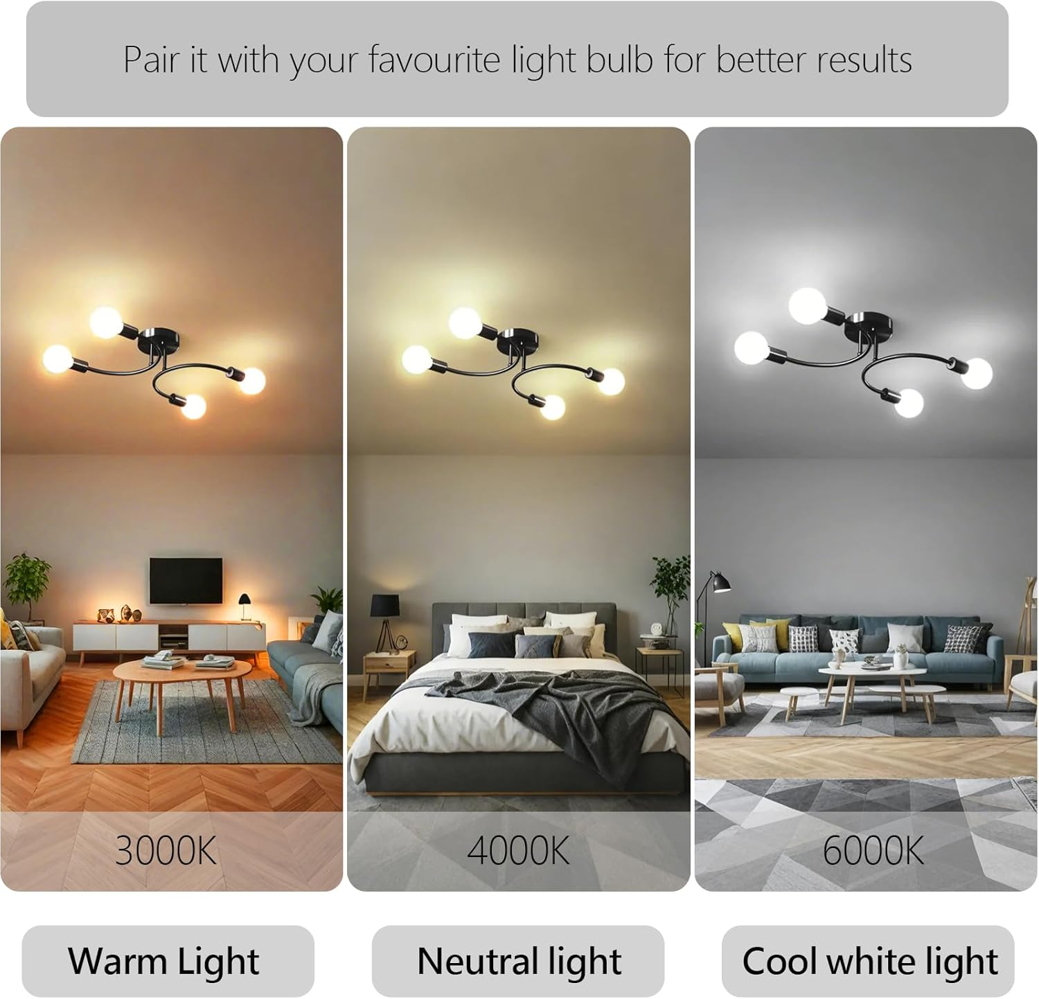 Lazeza Plafondlamp