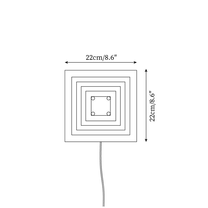 Bellin Plug In Wandlamp