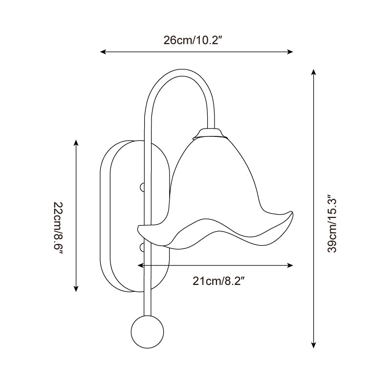 Lampada da parete Loventis