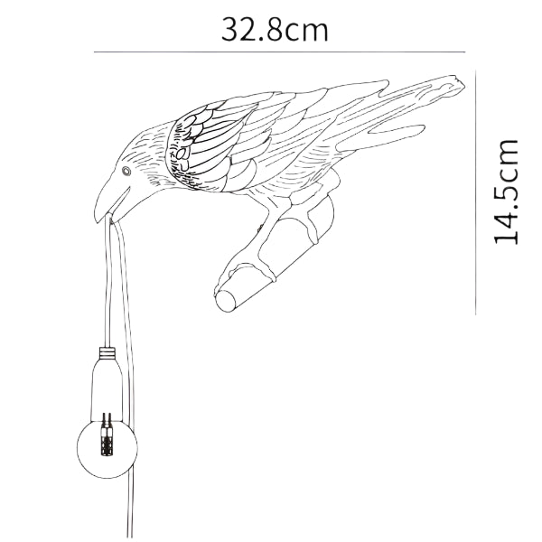 Torizo Kraai Wandlamp