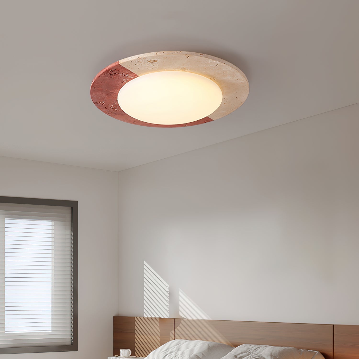 Beya Natuursteen Plafondlamp