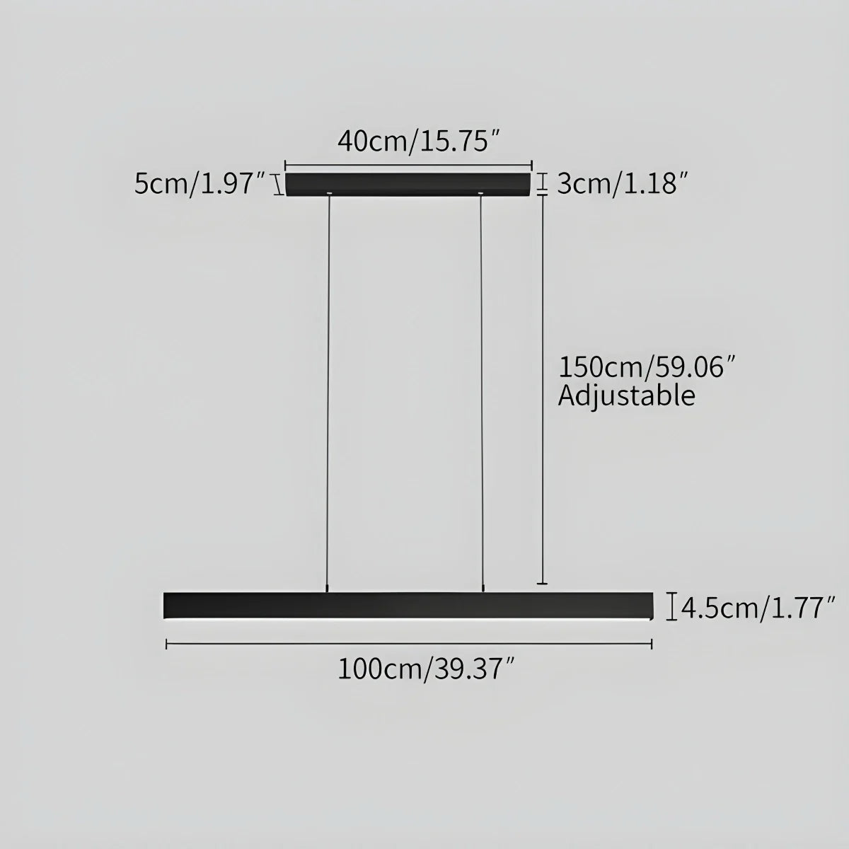 Ceylano Lineaire Hanglamp