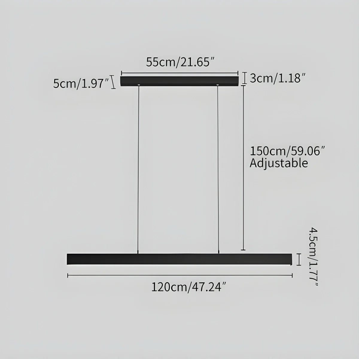 Ceylano Lineaire Hanglamp