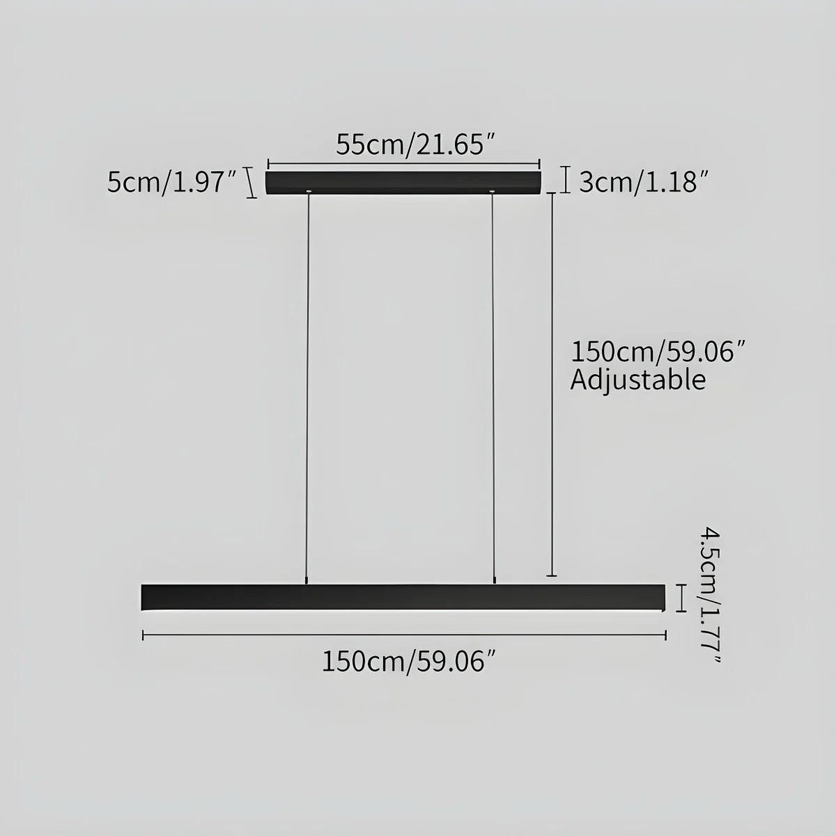 Ceylano Lineaire Hanglamp
