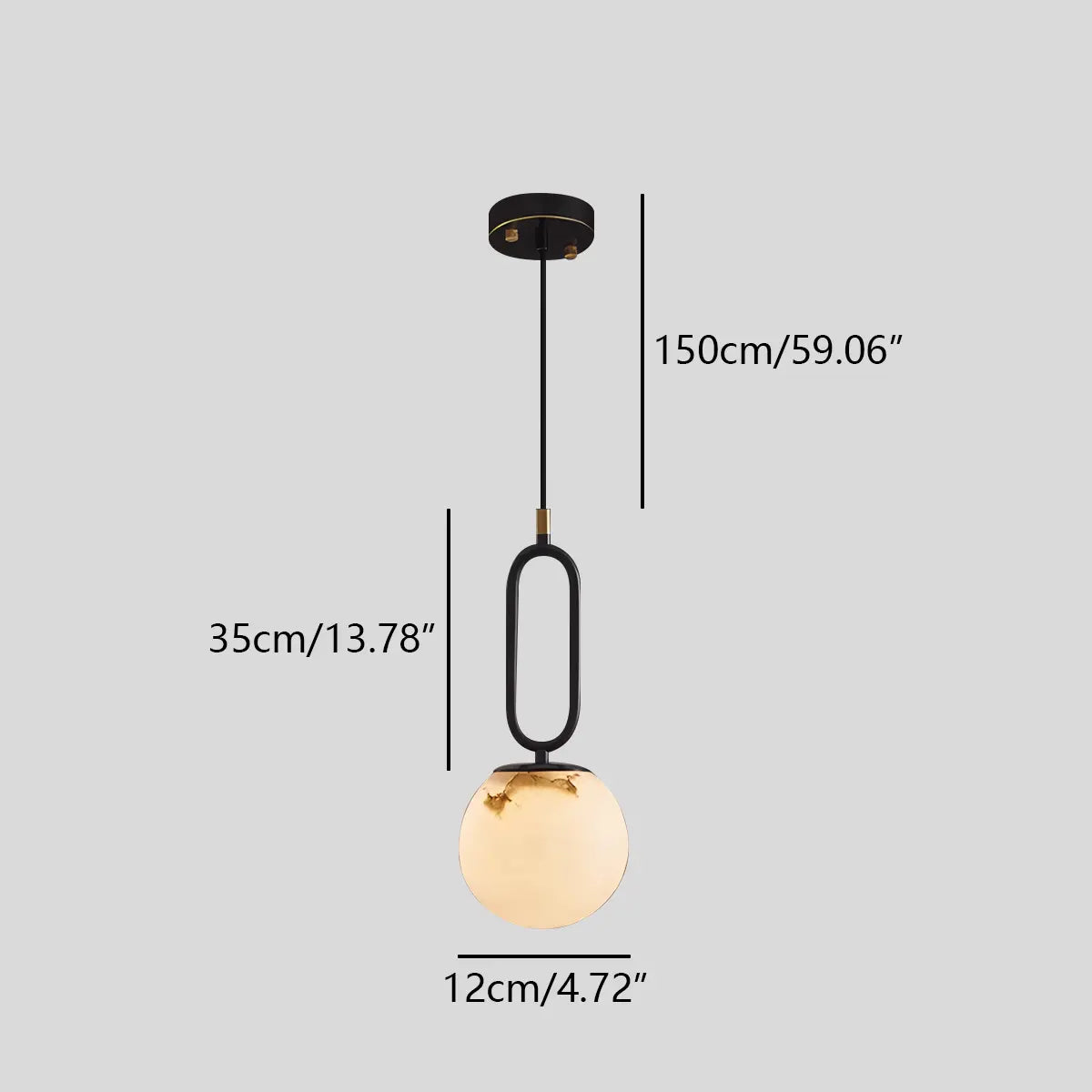 Zazelo Marmeren Hanglamp