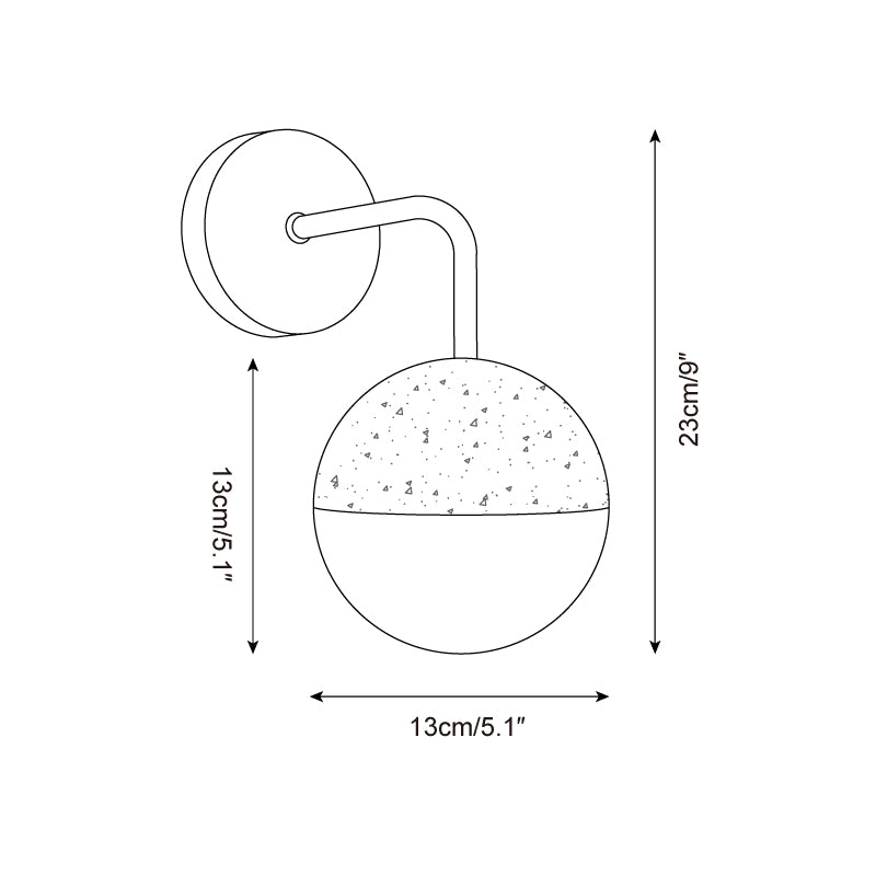 Boilin Natuursteen Wandlamp