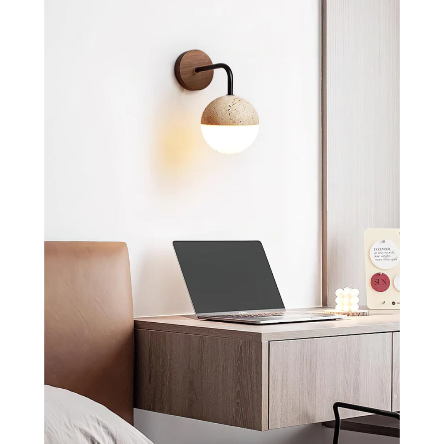Boilin Natuursteen Wandlamp