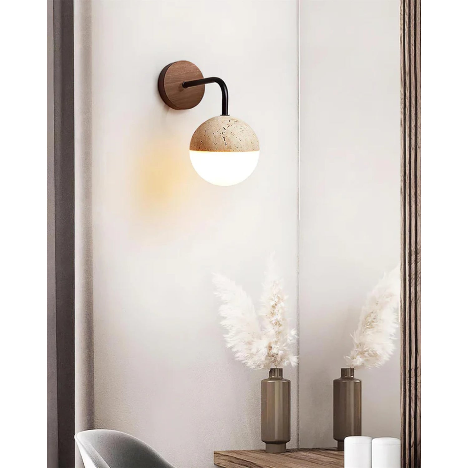 Boilin Natuursteen Wandlamp