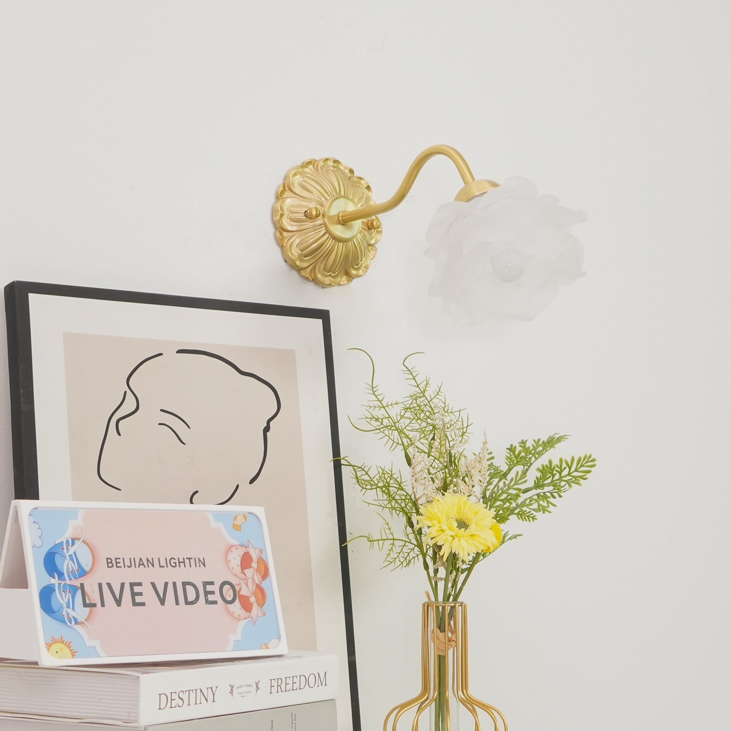 Lisaro Flower Wandlamp