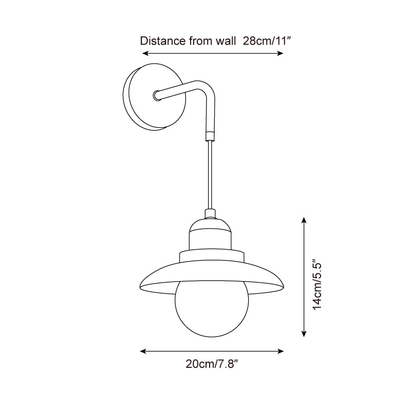 Barns Natuursteen Wandlamp