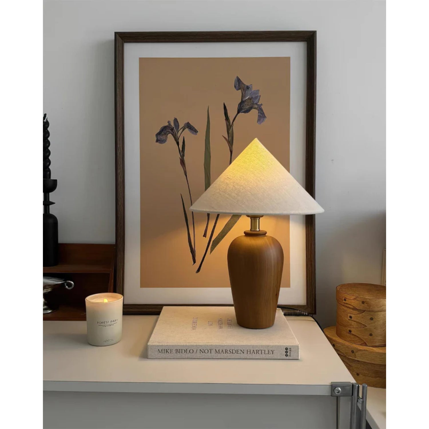 Brevo Lampada da Tavolo in Legno