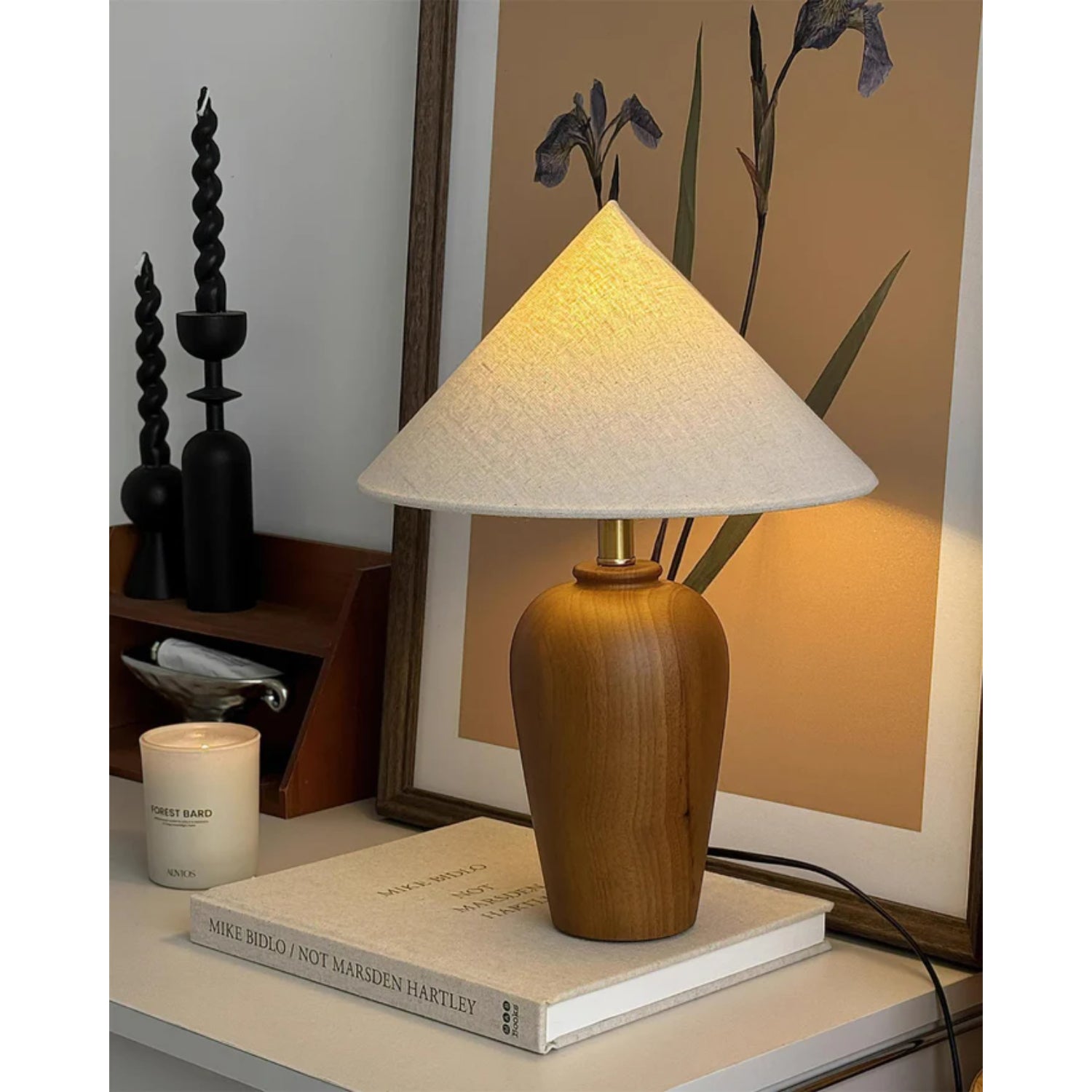 Brevo Lampada da Tavolo in Legno