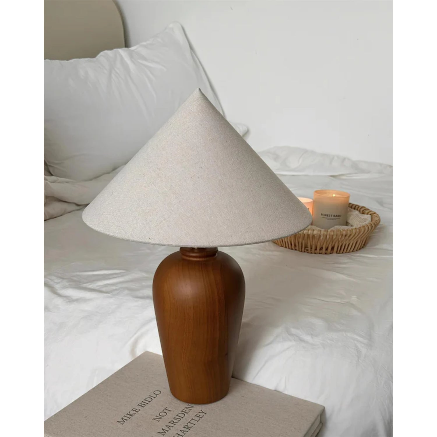 Brevo Lampada da Tavolo in Legno