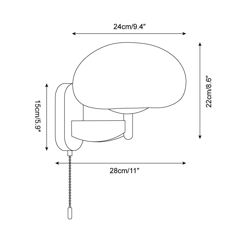 Lampada da parete Povemos
