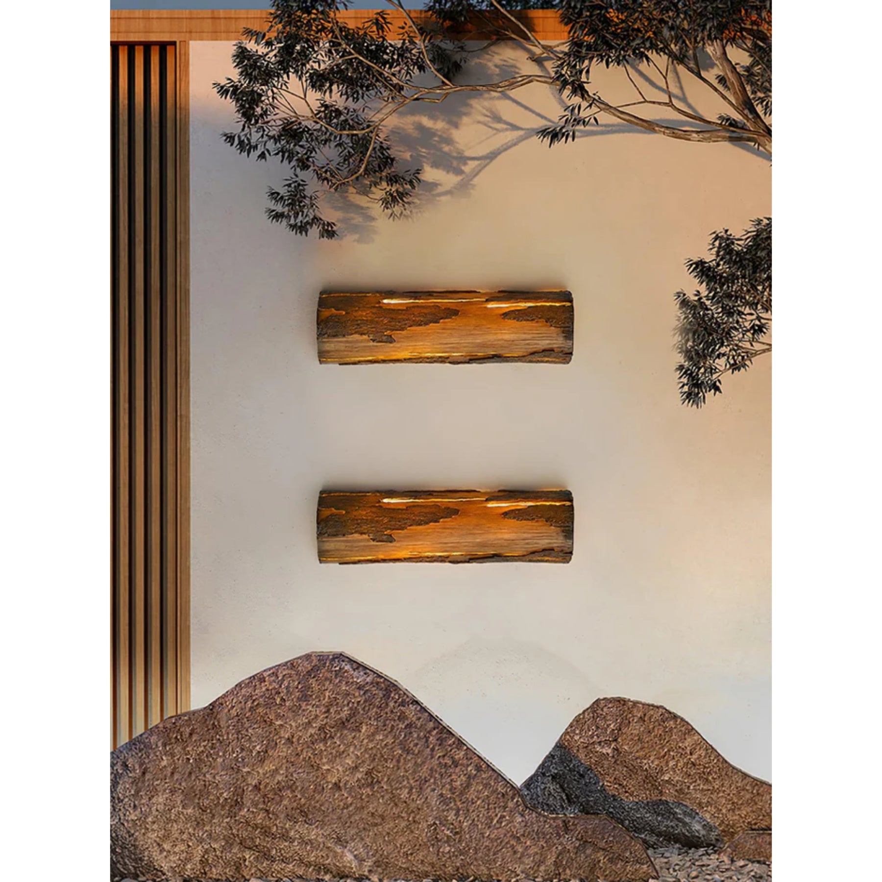 Takeno Boomstam Wandlamp