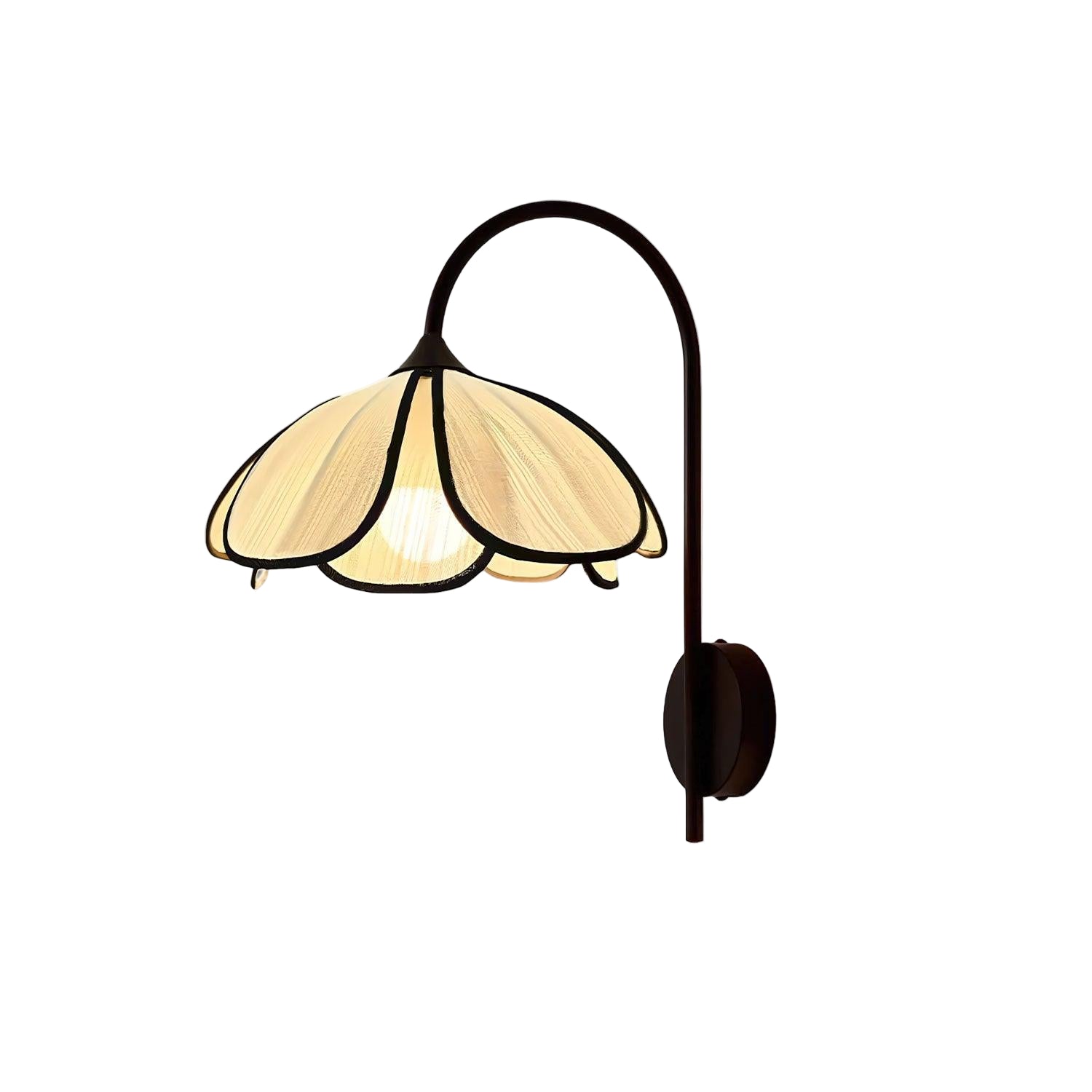 Lampada a stelo con fiore Mozy