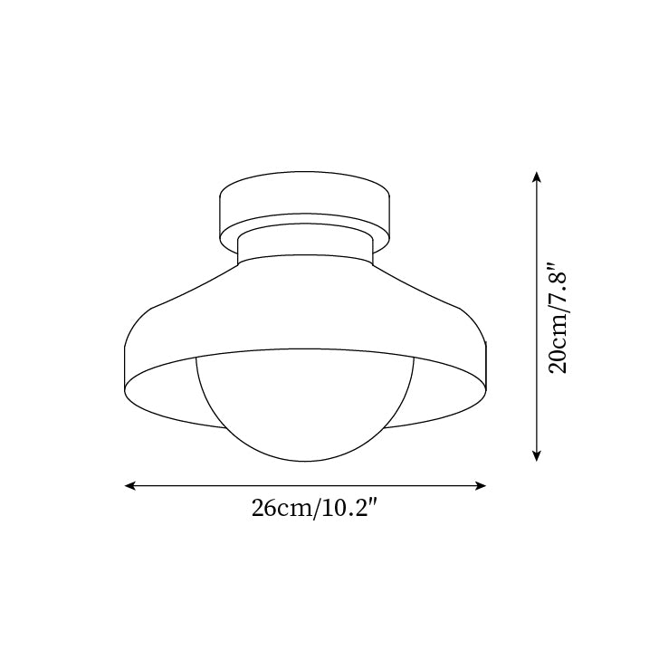 Corviero Plafondlamp