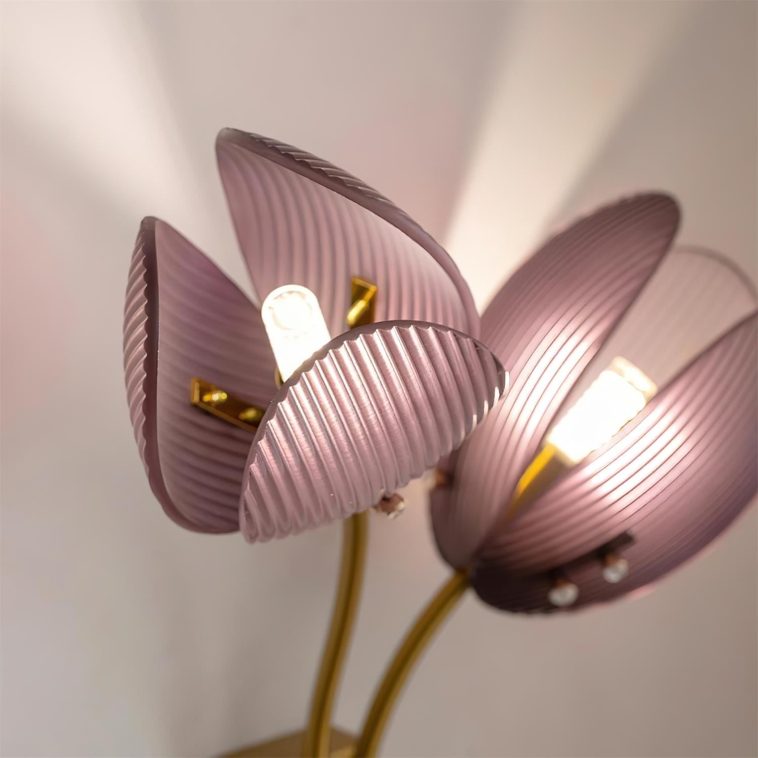 Lampada a stelo floreale Cenyssa