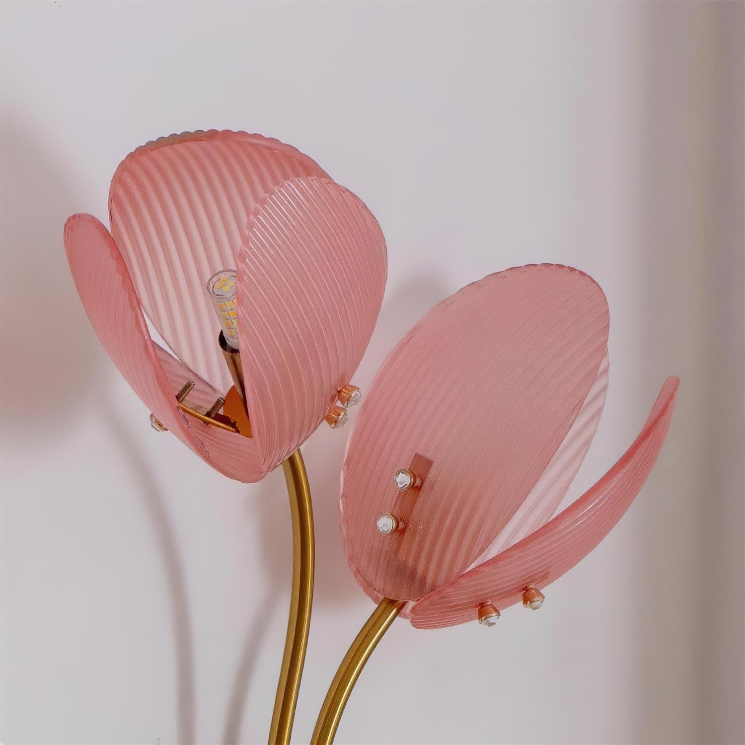 Lampada a stelo floreale Cenyssa