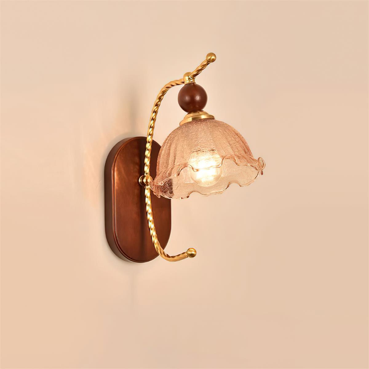 Lampada da parete ad arco Vluro