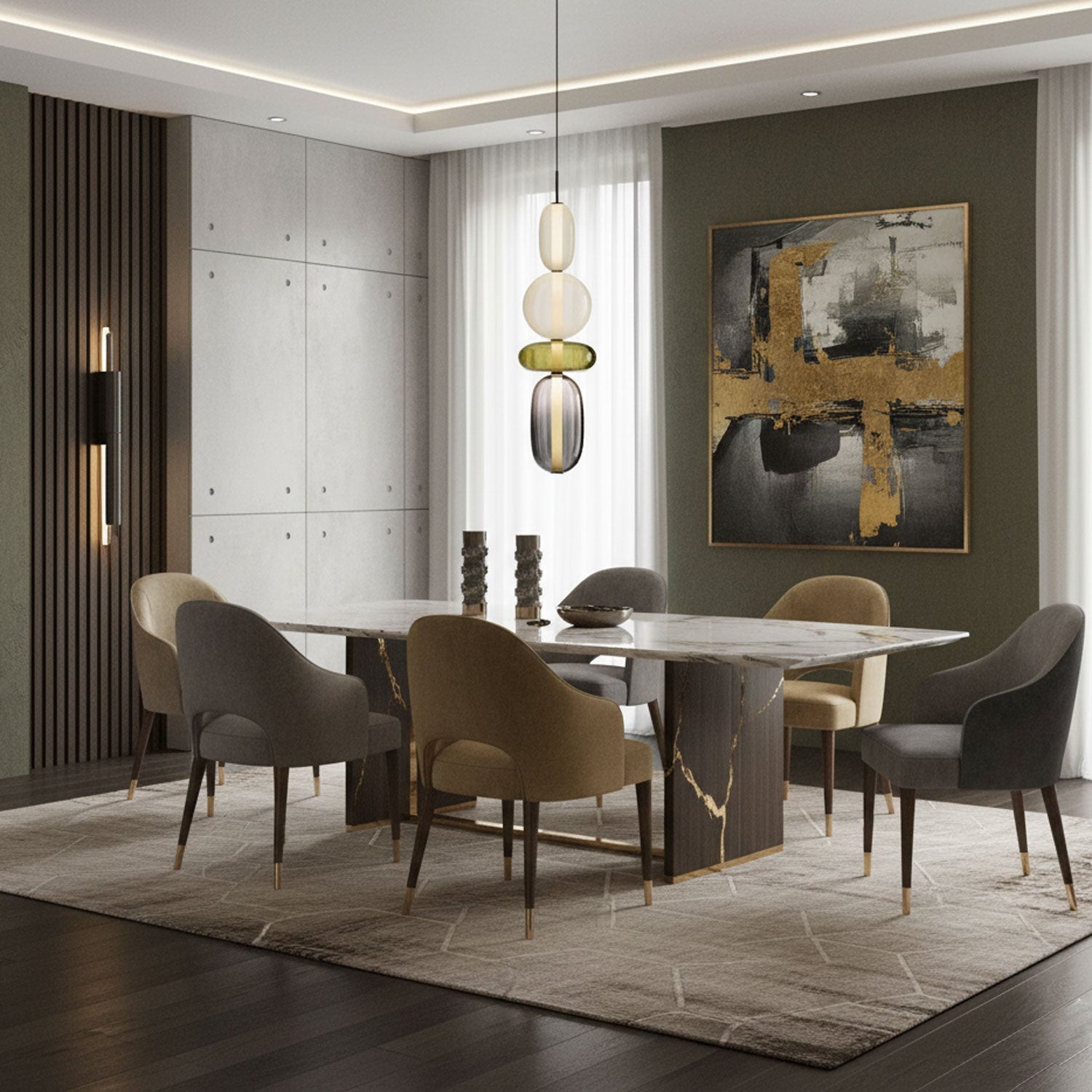 Lampada a sospensione Laveny