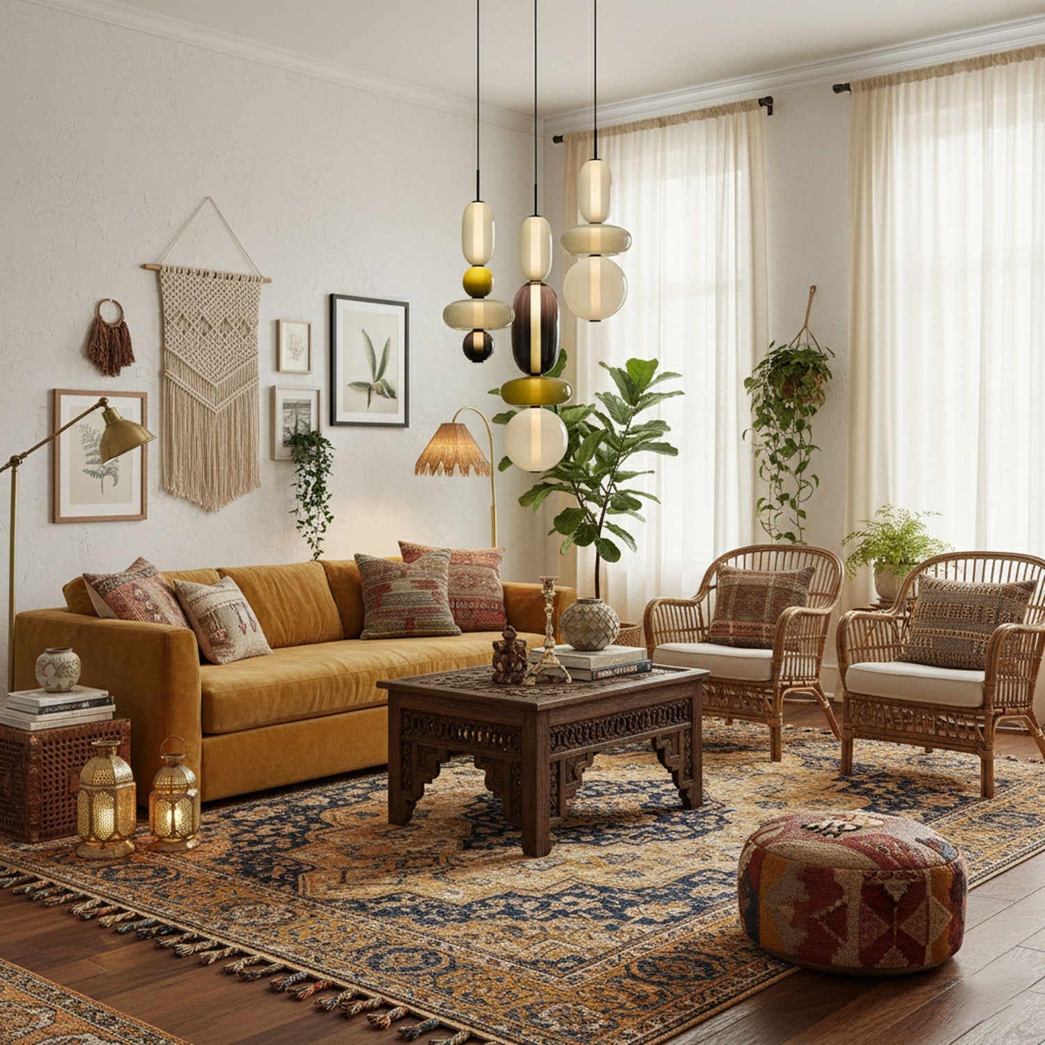 Lampada a sospensione Laveny