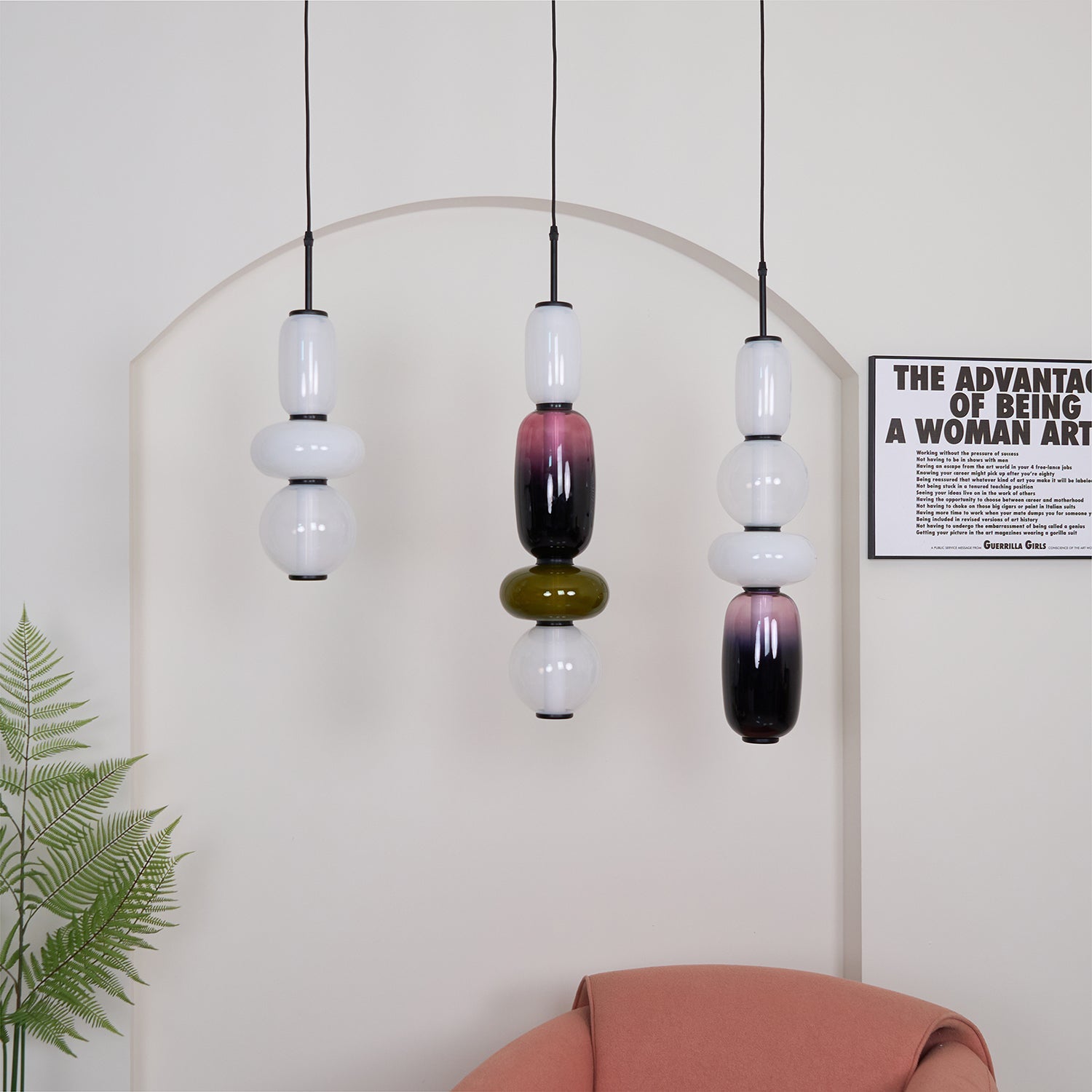 Lampada a sospensione Laveny