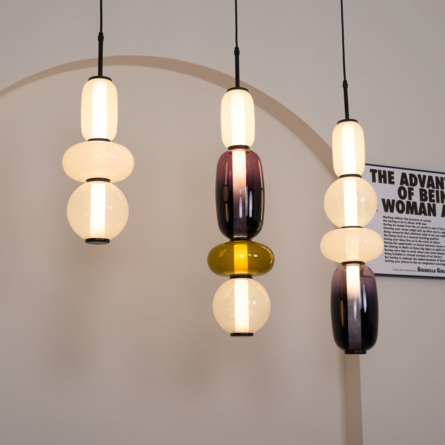 Lampada a sospensione Laveny