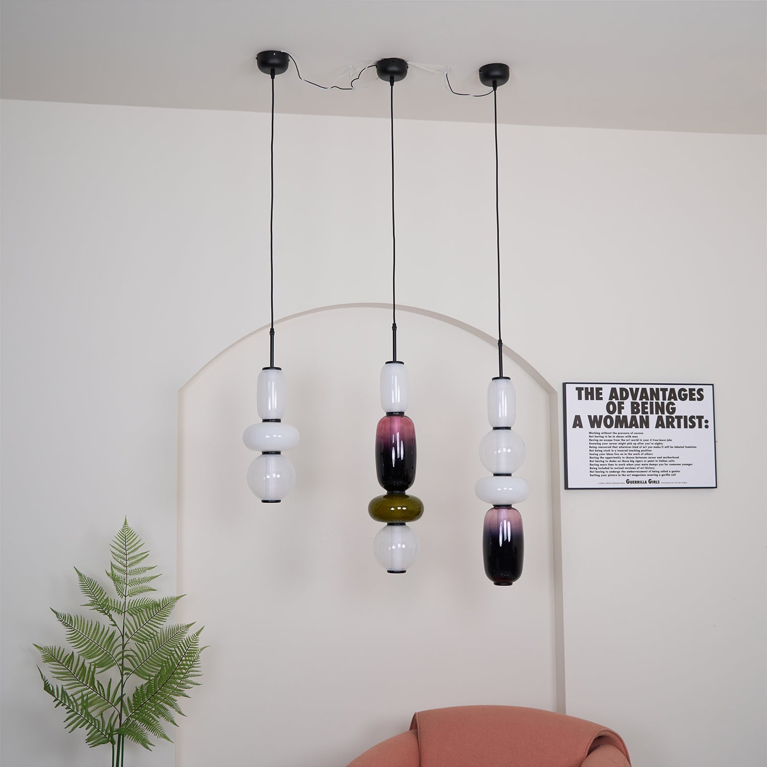 Lampada a sospensione Laveny