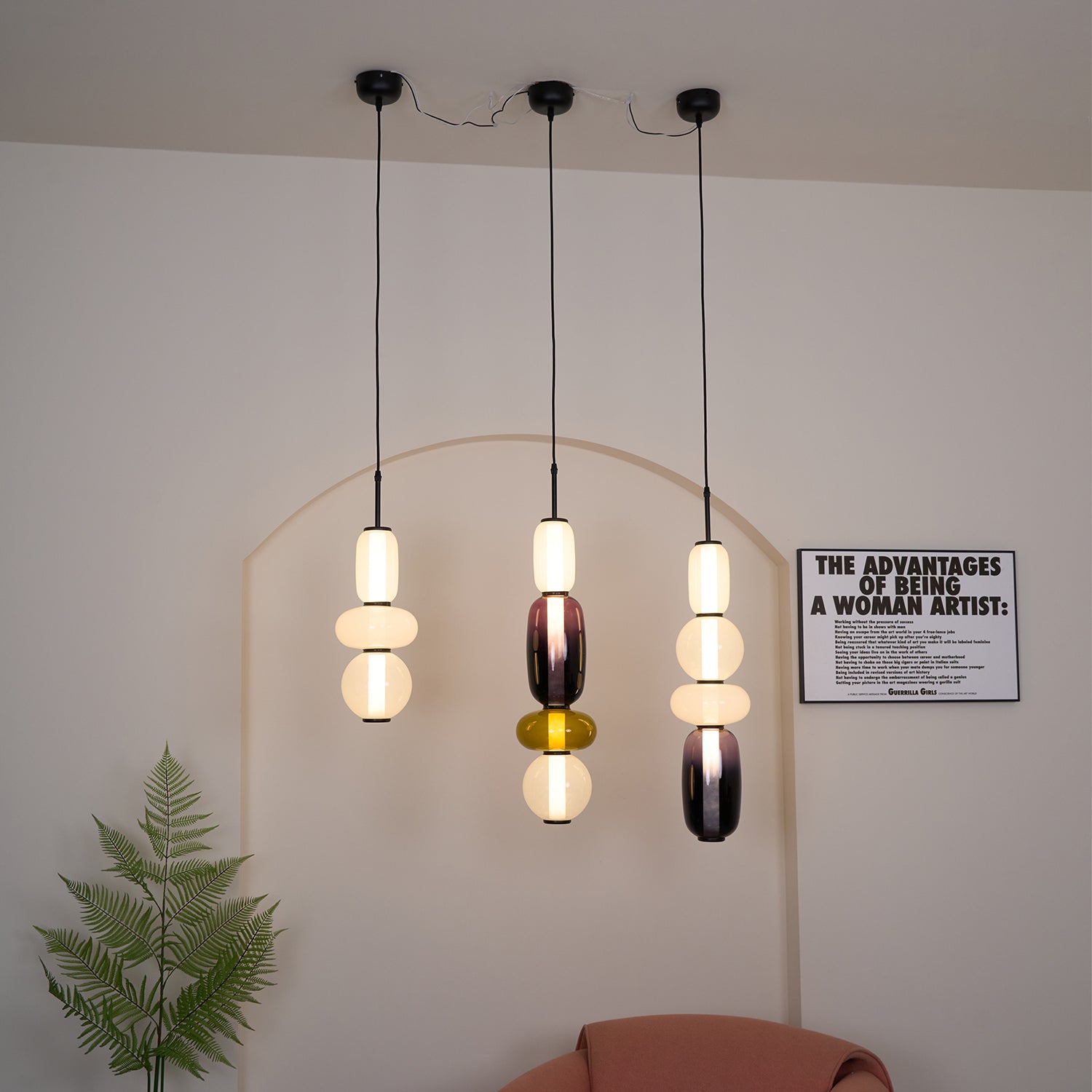 Lampada a sospensione Laveny