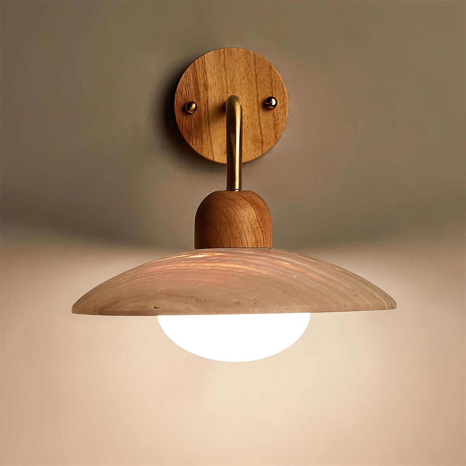 Taleno Travertijn Wandlamp