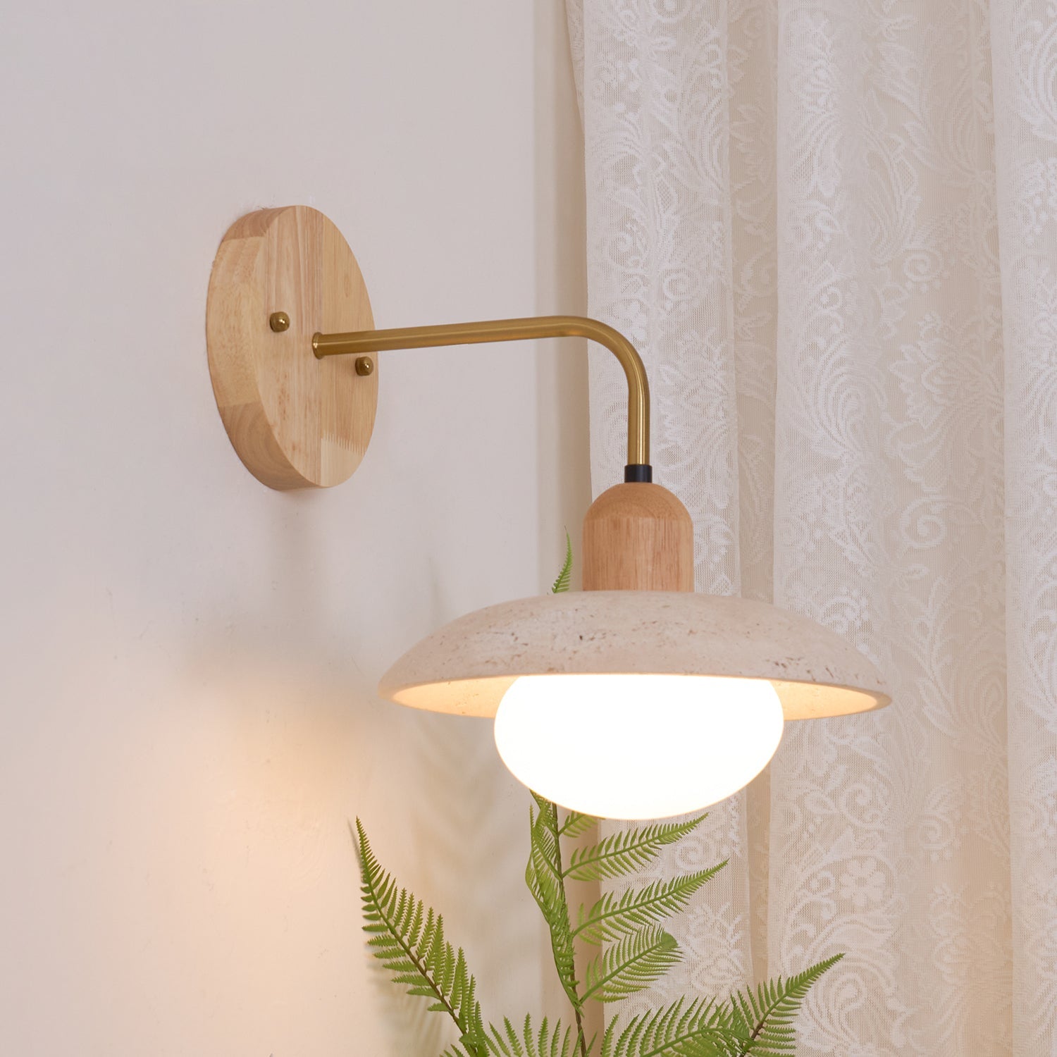 Taleno Travertijn Wandlamp