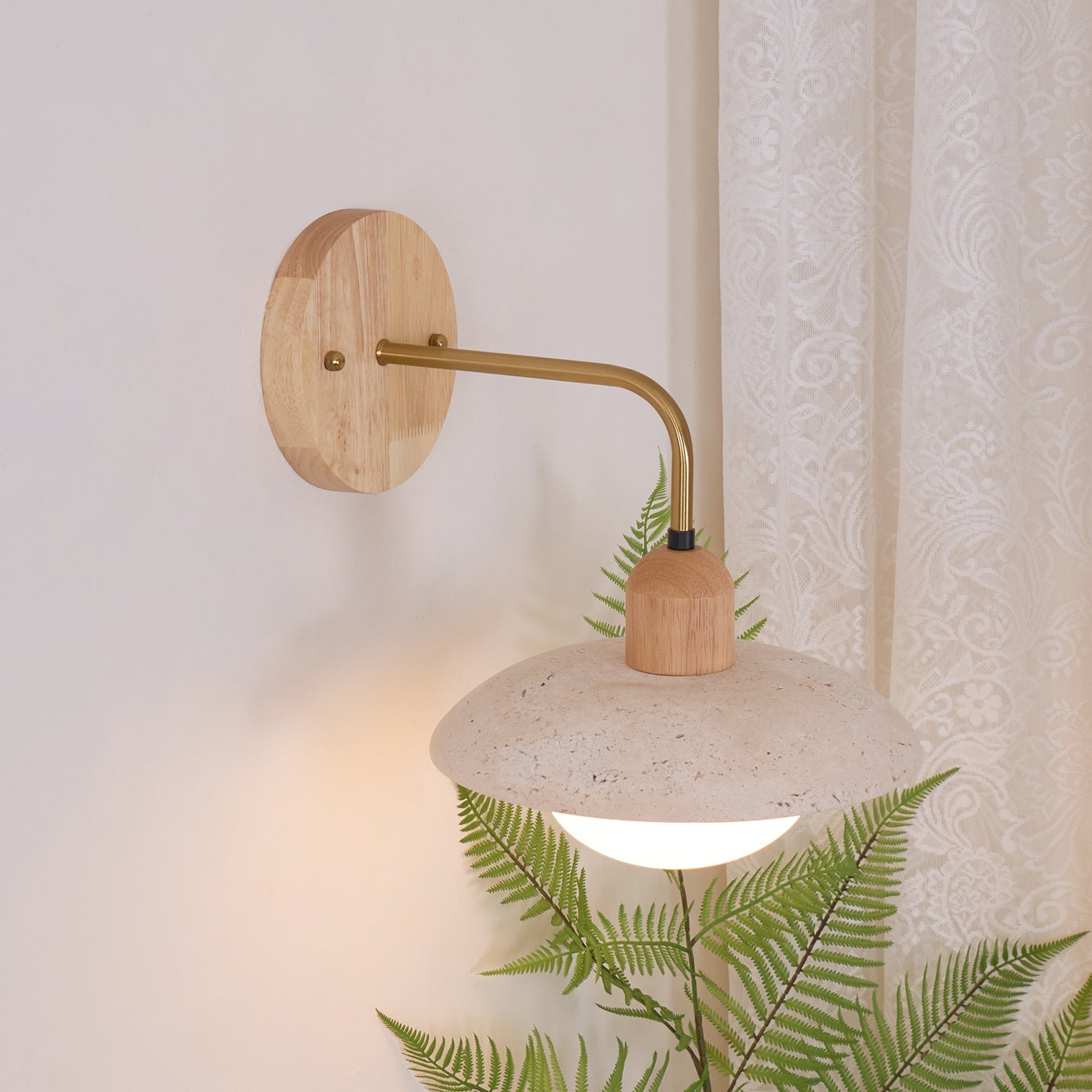 Taleno Travertijn Wandlamp